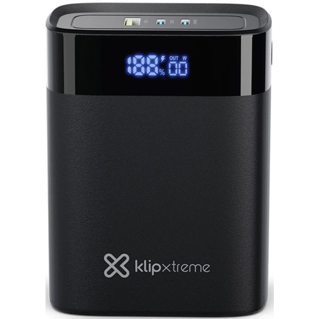 Imagen 1 de Power Bank KlipX KPB-850, 30.000mAh 140W, USB C PD, Negro