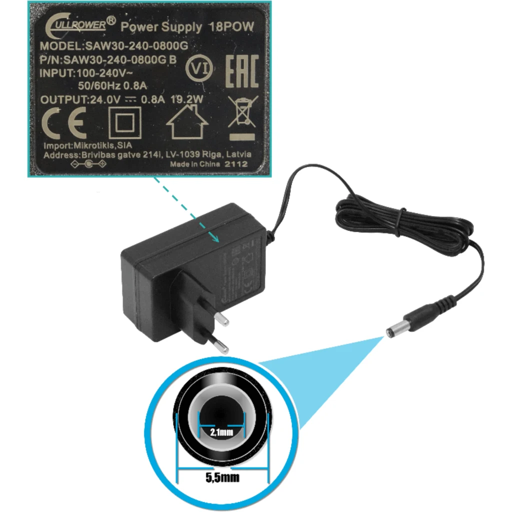 Imagen 4 de MIKROTIK 1-1000 CAT18 6-Antenas 9-bandas 1200/150Mbps L3 inc24V 315mm