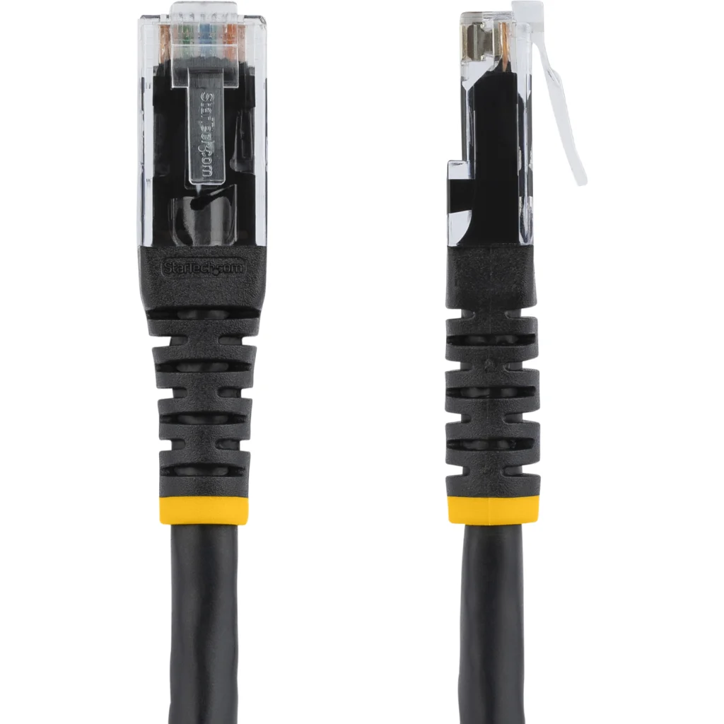 Imagen 1 de Cable de Red StarTech Cat6 UTP Gigabit Moldeado Certificado ETL 3mts 10ft NEGRO