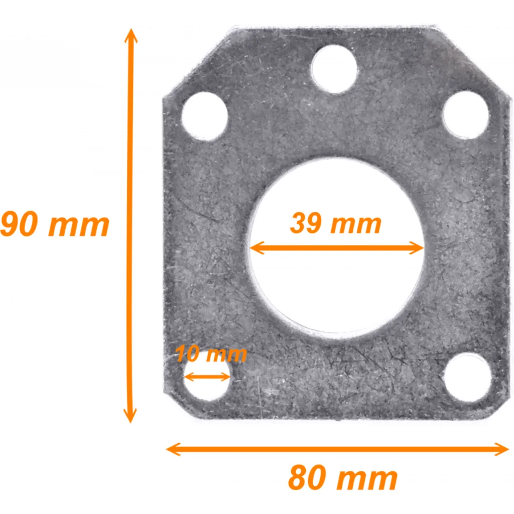 LINKMADE p/38mm Placa Repuesto para Mastil Guy Plate