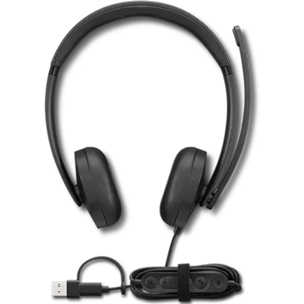 Imagen 8 de Audífonos Alámbricos Lenovo Wired VoIP Headset 5000, para teams