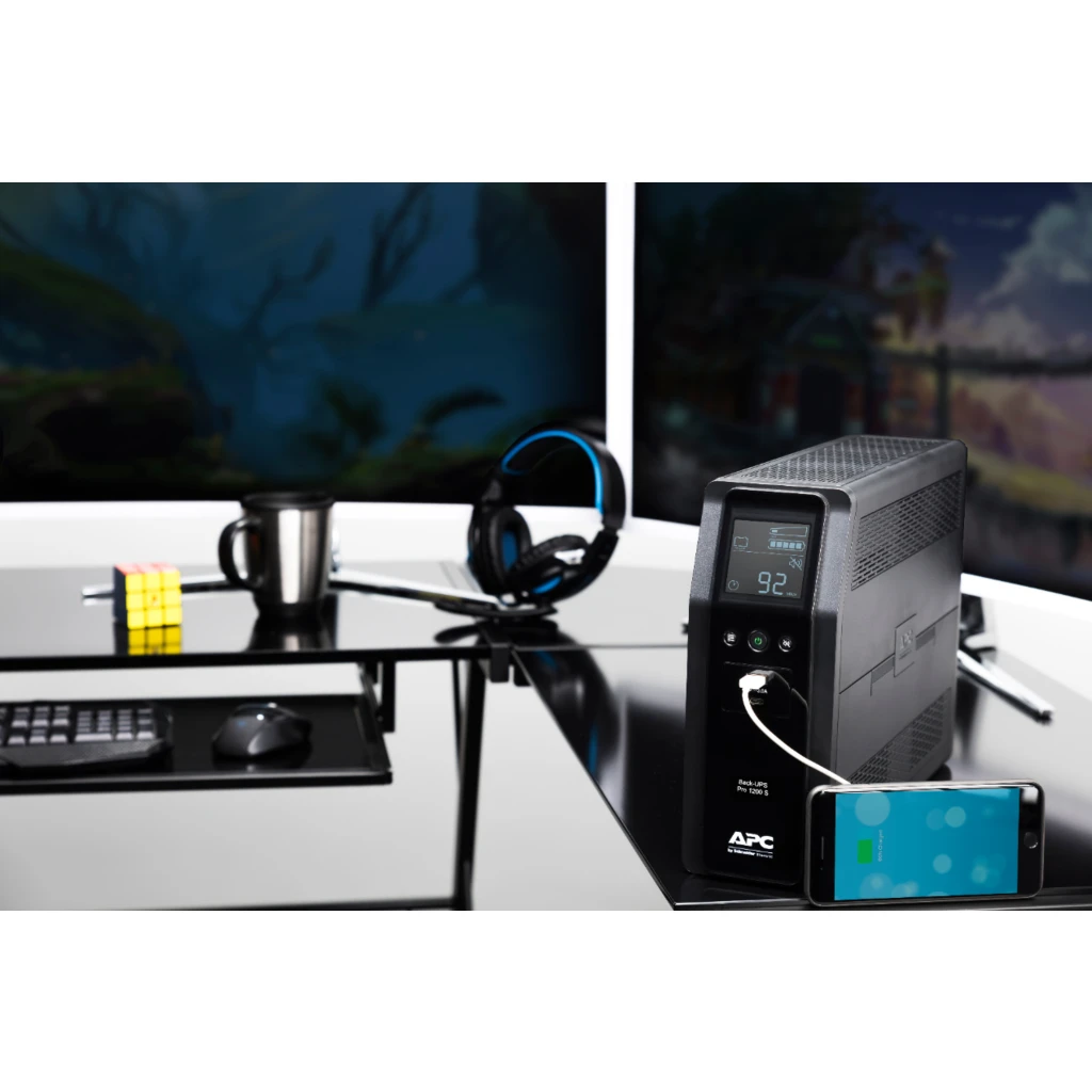 Imagen 4 de UPS APC SAI Back Pro BR 1200 VA onda sinusoidal Salida 8 tomas AVR Interfaz LCD
