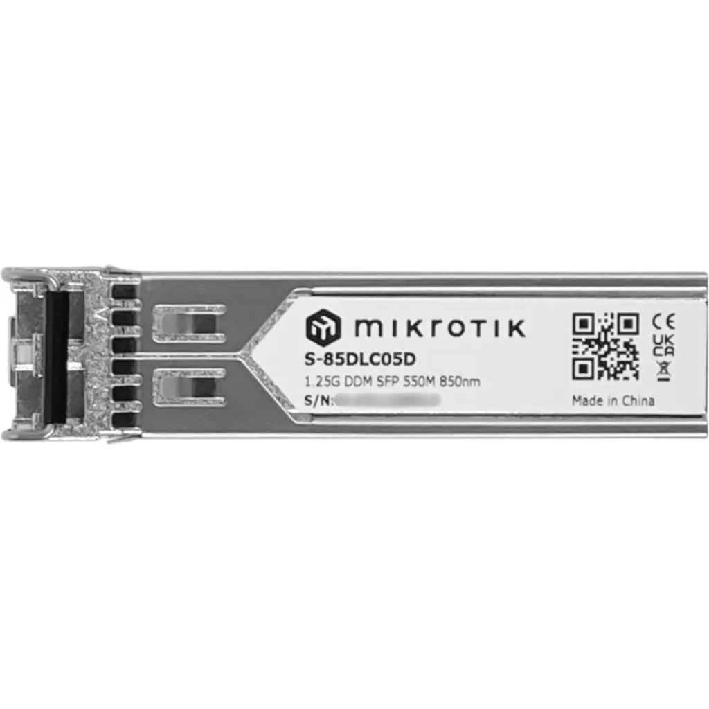 Imagen 1 de MIKROTIK 2-LC MM 550MT 850NM MODULO SFP 1,25GBPS GIGABIT FIBRA OPTICA