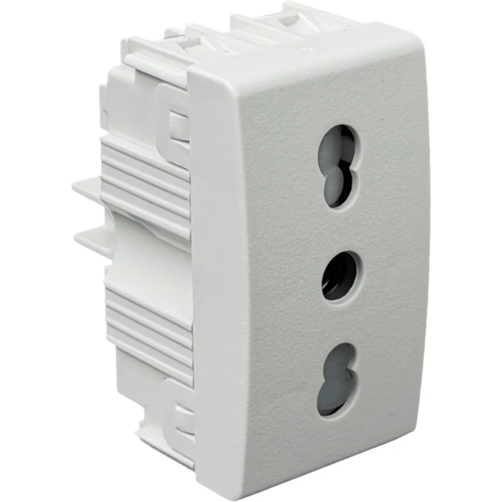 Imagen 4 de KALOP 10/16A Blanco 2b+T Enchufe Hembra 250V req/KEP-A KL40260
