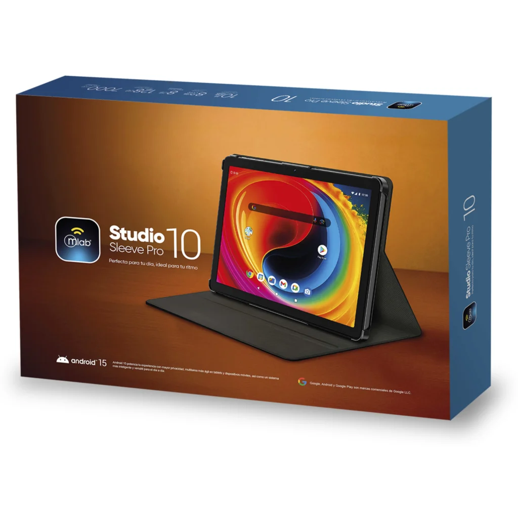 Imagen 2 de MLAB TABLET STUDIO SLEEVE PRO 10" OCTA-CORE 8GB 128GB+ FUNDA
