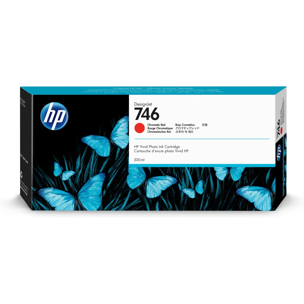 Imagen 1 de Cartridge HP 746 Chromatic Red Comp T8W15A\nT8W16A\nT8W18A\nW3Z71A\nW3Z72A 300ml