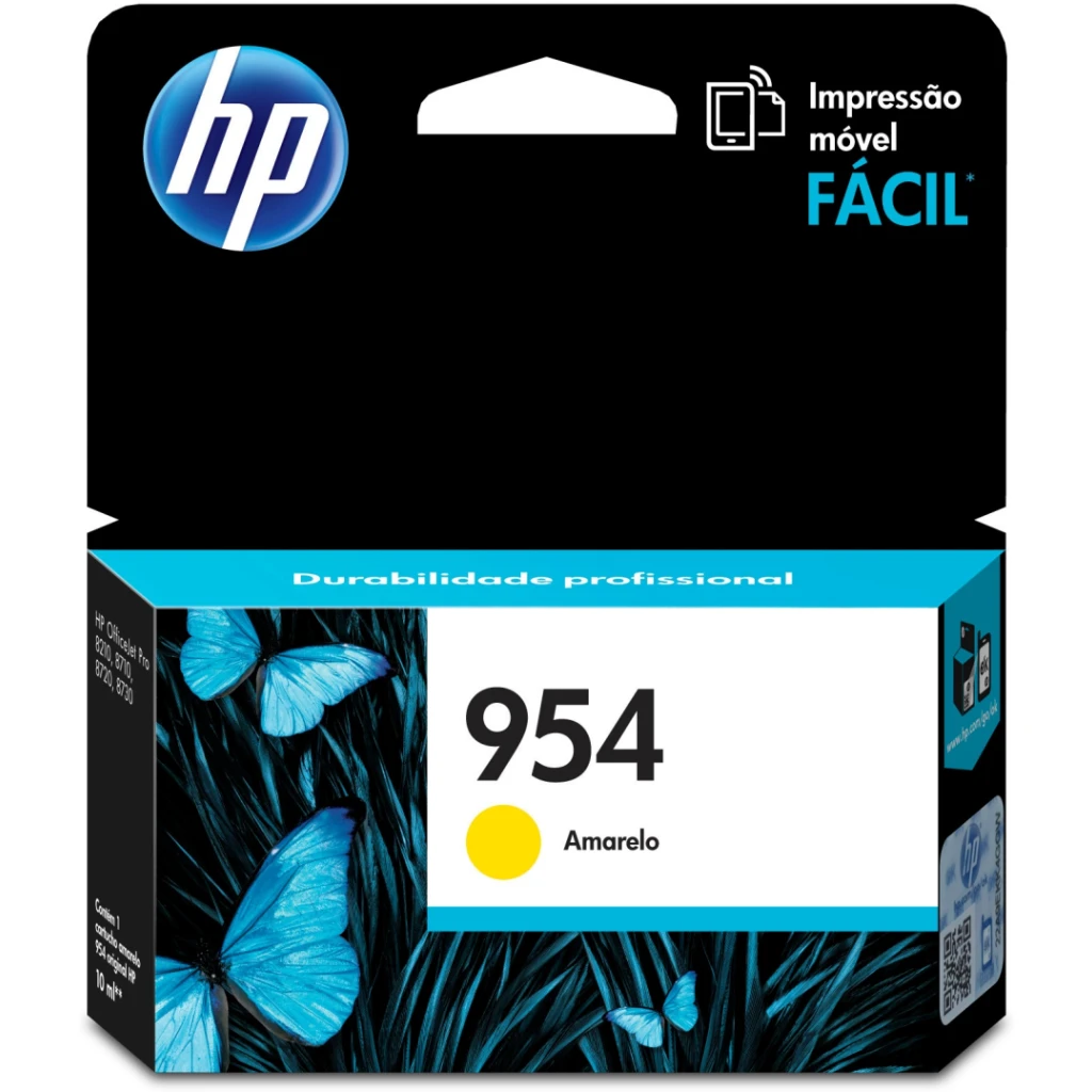 Cartridge HP 954 Amarilla para OJ Pro 8210/8216/8218/7740/8710/8720/8730, 700Pág