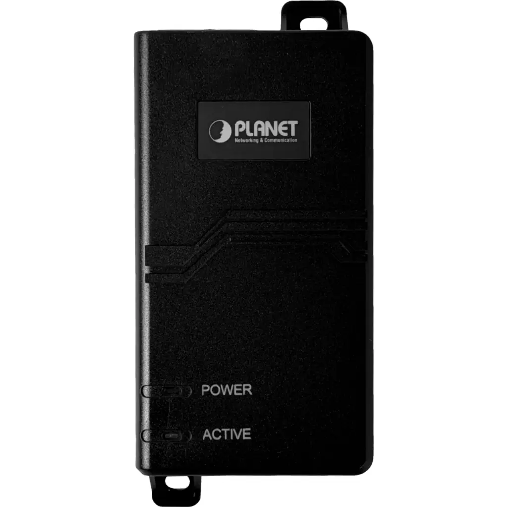 Imagen 2 de Inyector Planet 220VAC A POE+ 802.3AT 56V 60W 2-RJ45 GIGABIT REQ/CABLE