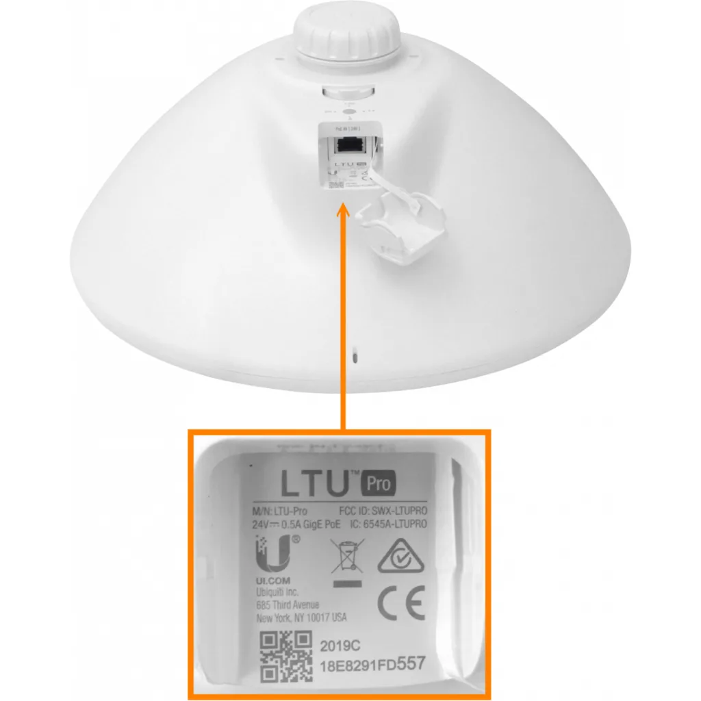 Imagen 6 de Antena Ubiquiti LTU-PRO 5Ghz 1 Pto Ethernet 10/100/1000 Ganancia 24 dbi