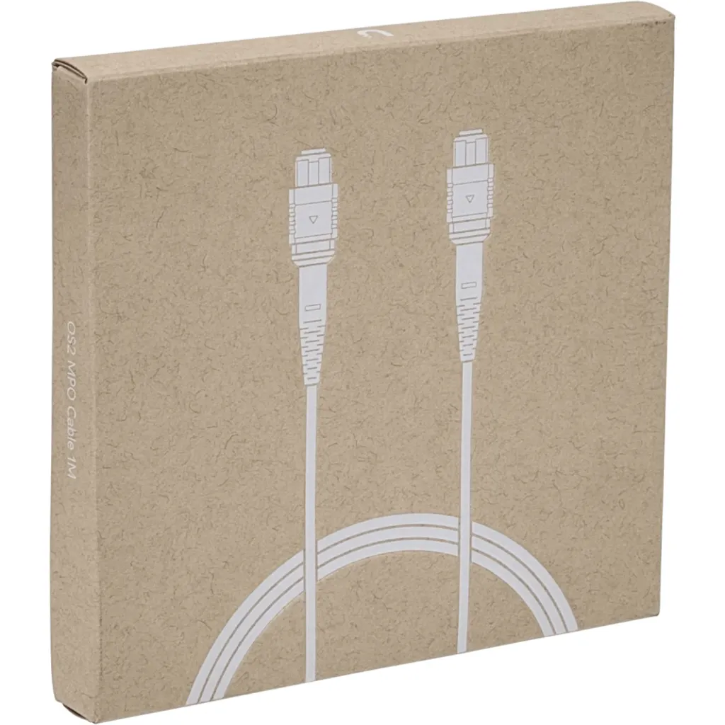 Imagen 1 de UI 50cm MPO-MPO 12-Fibras Type-B MonoModo SM Jumper Cable Fibra LSZH
