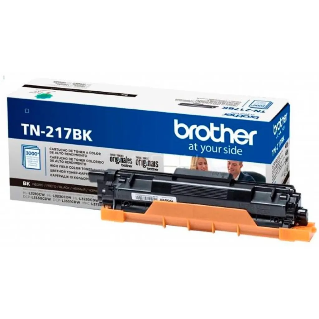 Imagen 1 de Toner Brother TN217BK Negro Imp Laser HL-L3210CW HL-L3230CDN HL-L3270CDW 3000Pág