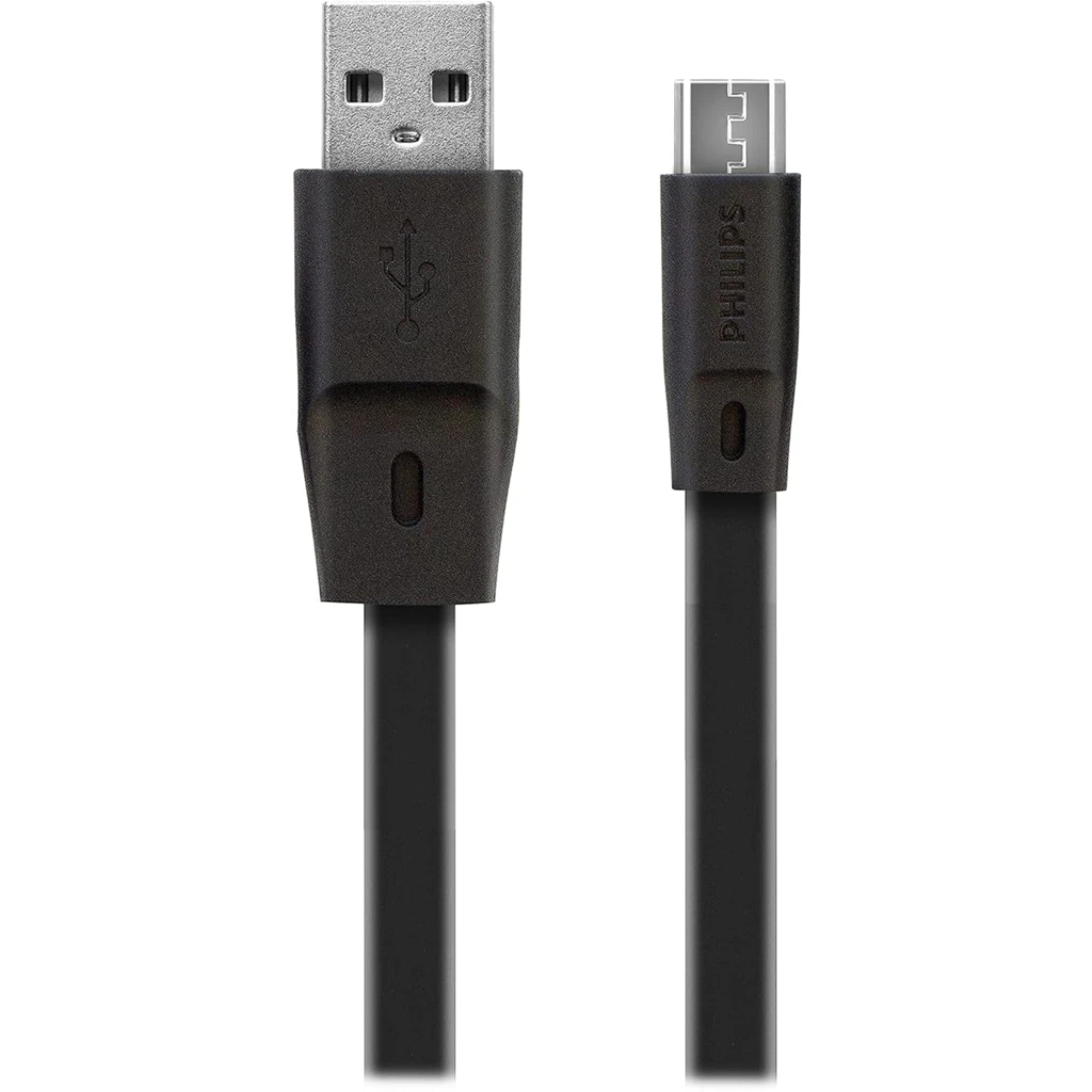 Imagen 1 de DLC2519CB CABLE MICRO USB 1.2 MTS GOMA PLANO NEGRO
