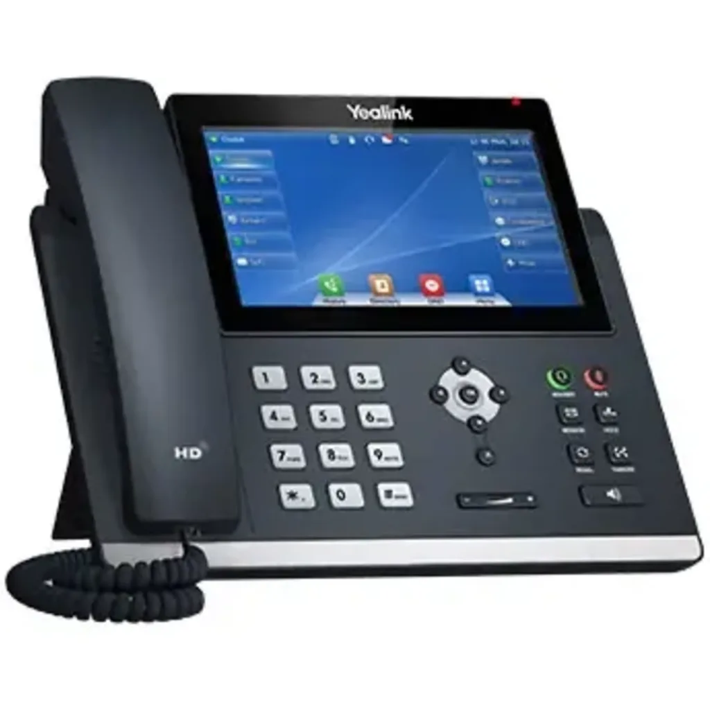 Teléfono Yealink IP SIP-T48U Ultra Elegante Pantalla 7" Táctil PoE 2*GigE 