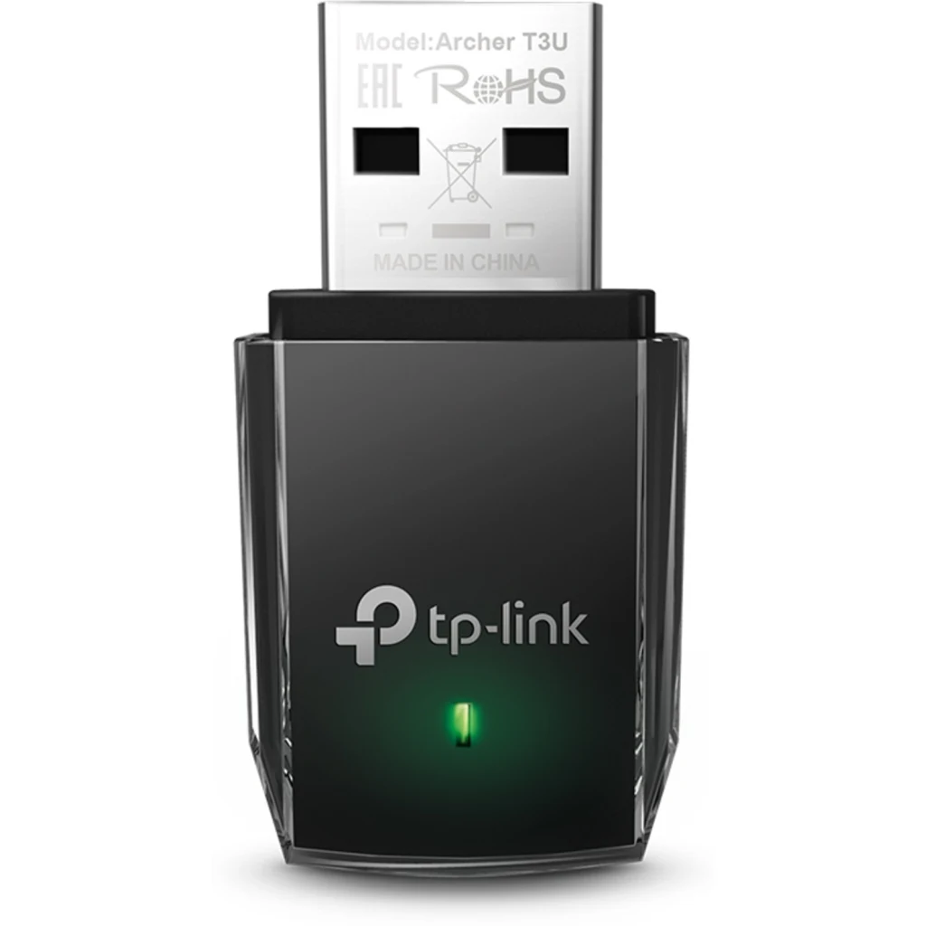 TP-Link Archer T3U - Adaptador de red - USB 3.0 - Wi-Fi 5 - MU-MIMO AC1300 Mini