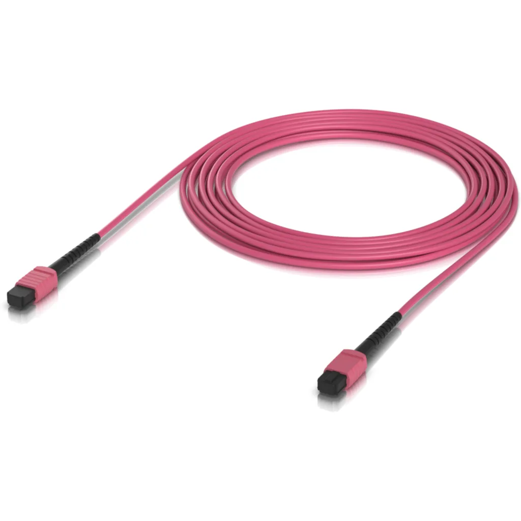 Imagen 1 de UI 5mt MPO-MPO 12-Fibras Type-B OM4 Multimodo MM Jumper Fibra LSZH