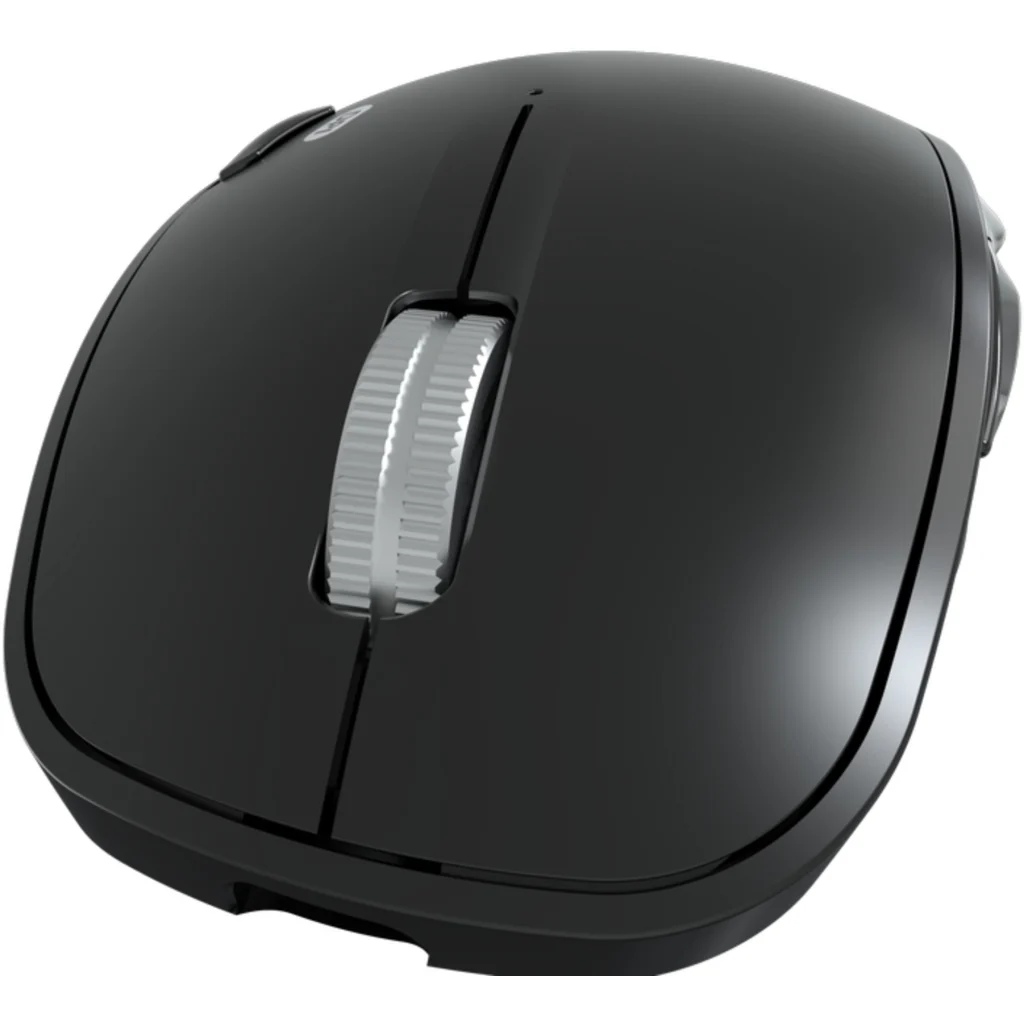 Imagen 2 de Mouse Ergonómico Inalámbrico KlipX KMB-501, Óptico 1600dpi 2.4GHz Bt5.0 Black