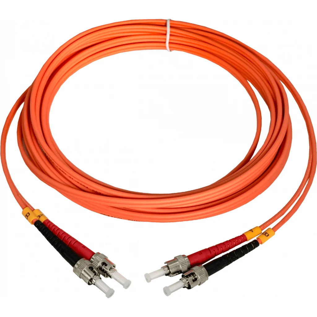 Imagen 2 de 5mt ST-ST OM1 Multimodo MM Duplex Jumper Fibra 62.5/125um LSZH