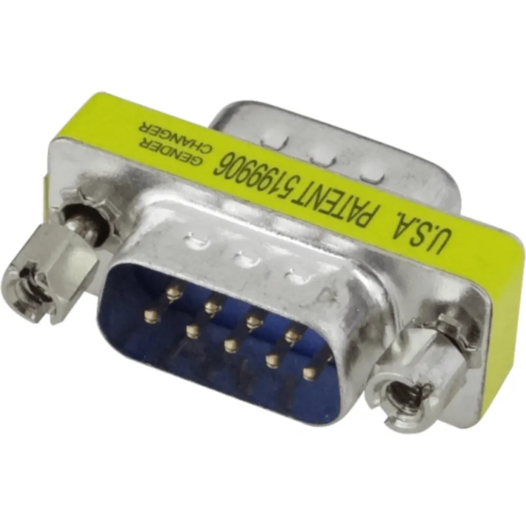 Imagen 1 de Conector Serial Macho a Macho DB9 sin Cable de 09/MM