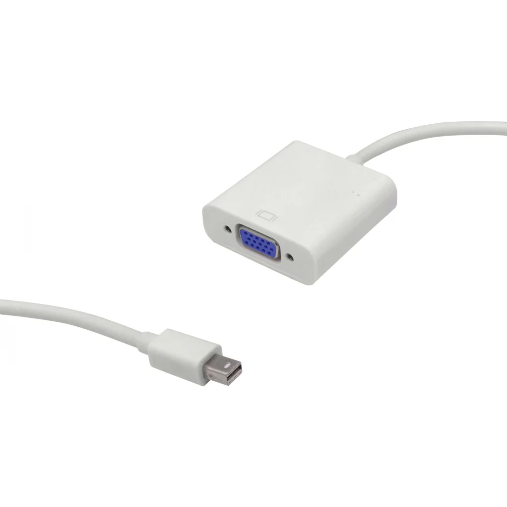 VGA-H A MINI-DISPLAY-PORT-M BLANCO CABLE-15CM ADAPTADOR MAC