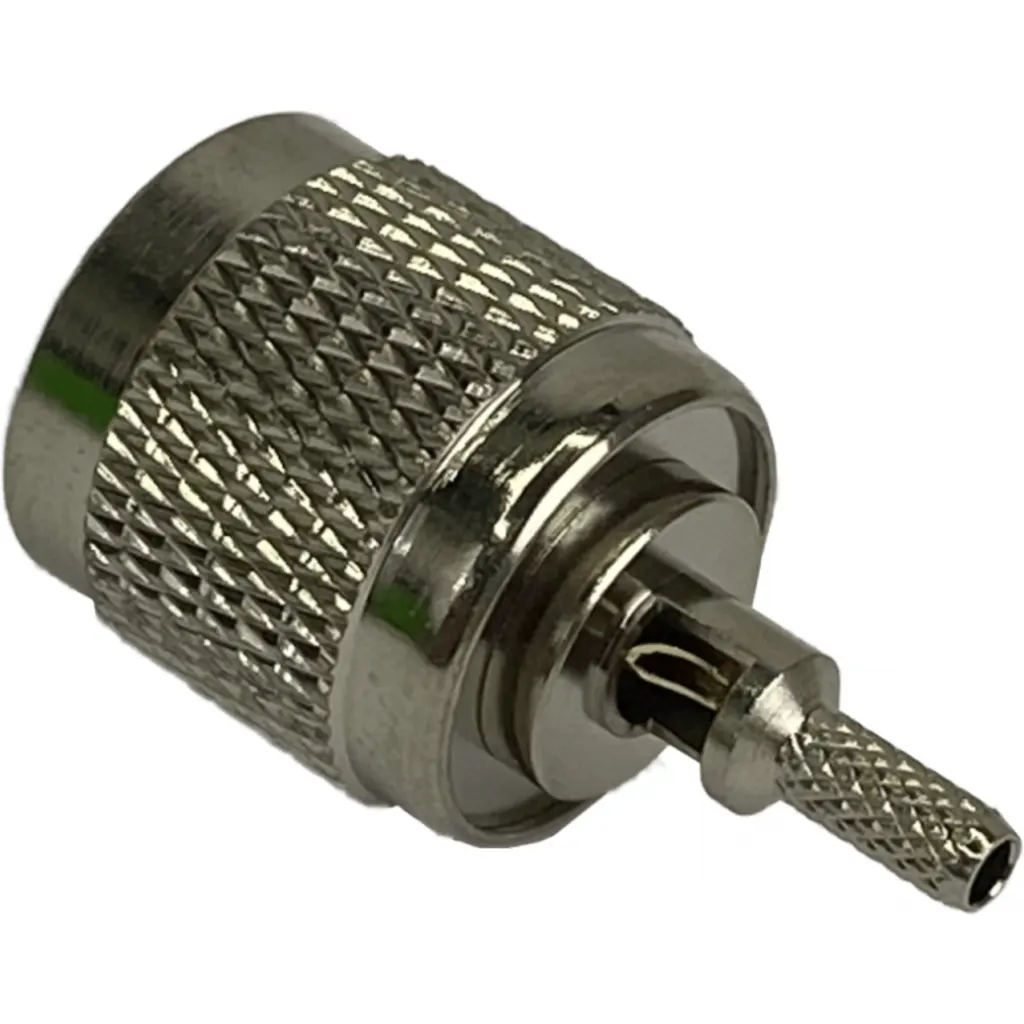Imagen 3 de TNC-Macho RG316 Conector Coaxial Crimpeable CA100 RG174