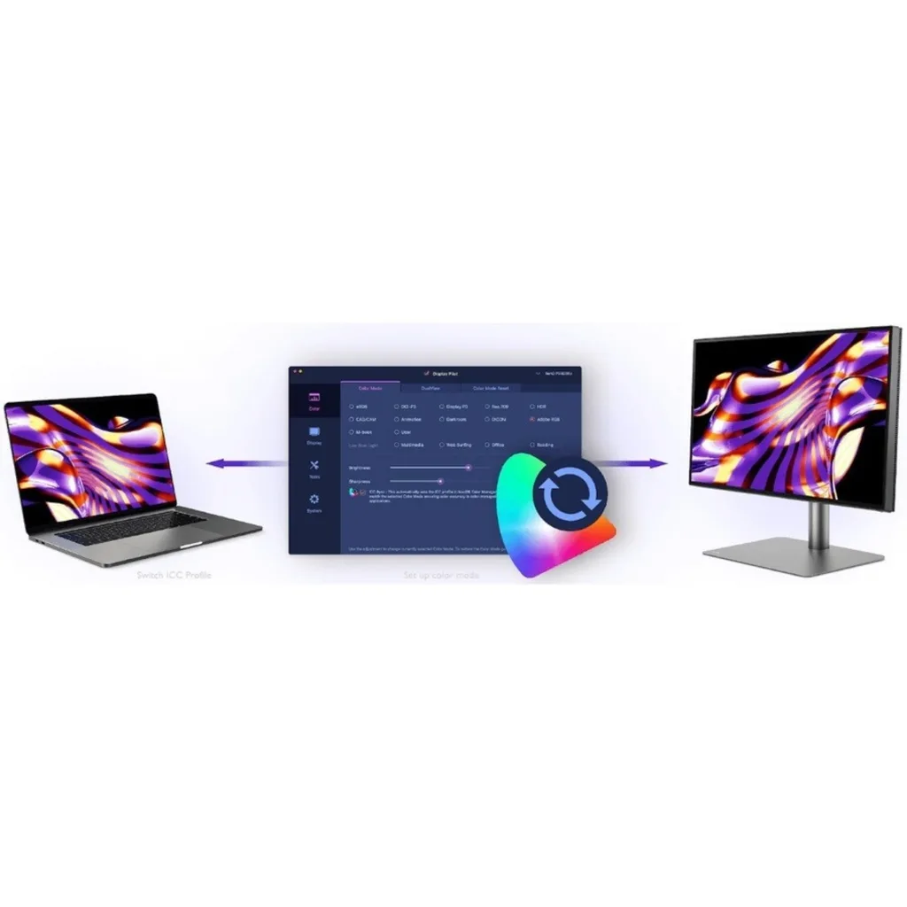 Imagen 5 de Monitor BenQ PD2725U 27" 4K UHD 3840*2160 DP HDMI ThB  USB-C 60Hz
