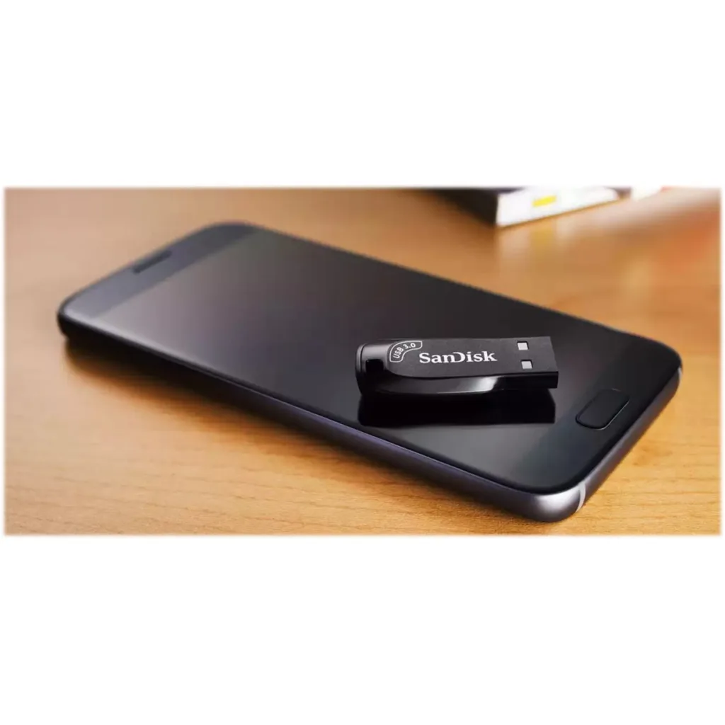 Imagen 4 de Pendrive 64GB SanDisk Ultra Shift USB 3.0 Flash Drive Sin tapa color negro