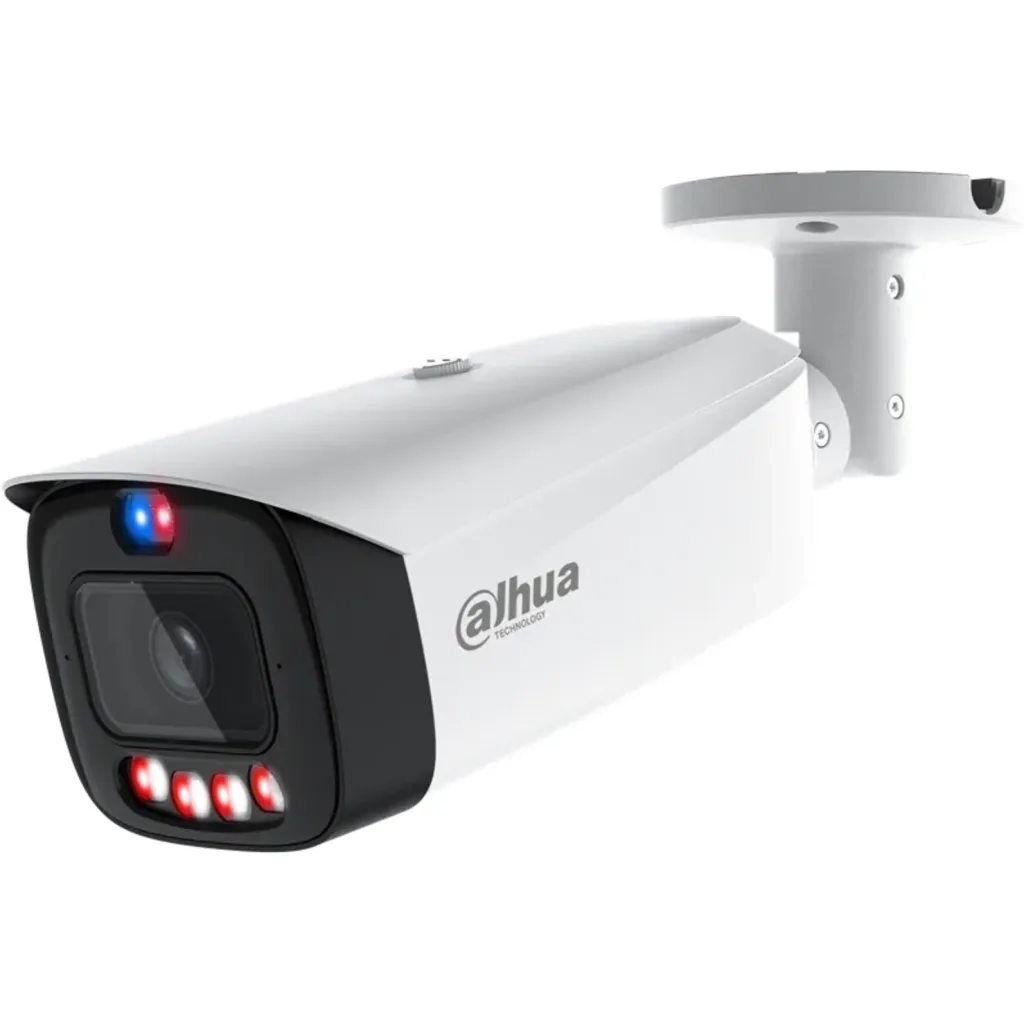 Cámara Bullet Dahua 4MP Smart Dual Light Active Deterrence Fixed-focal WizSense