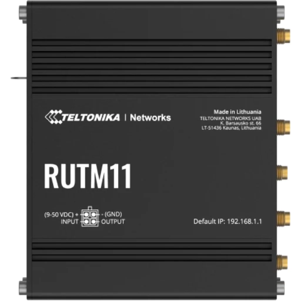 Teltonika Router industrial 5G de alta velocidad para automatizacion, transporte