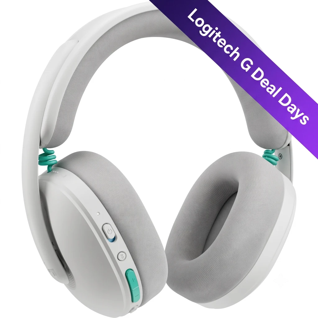 Audífono Gamer Inalámbrico Logitech G325 LIGHTSPEED USB Bt v5.2 Blanco + Soporte