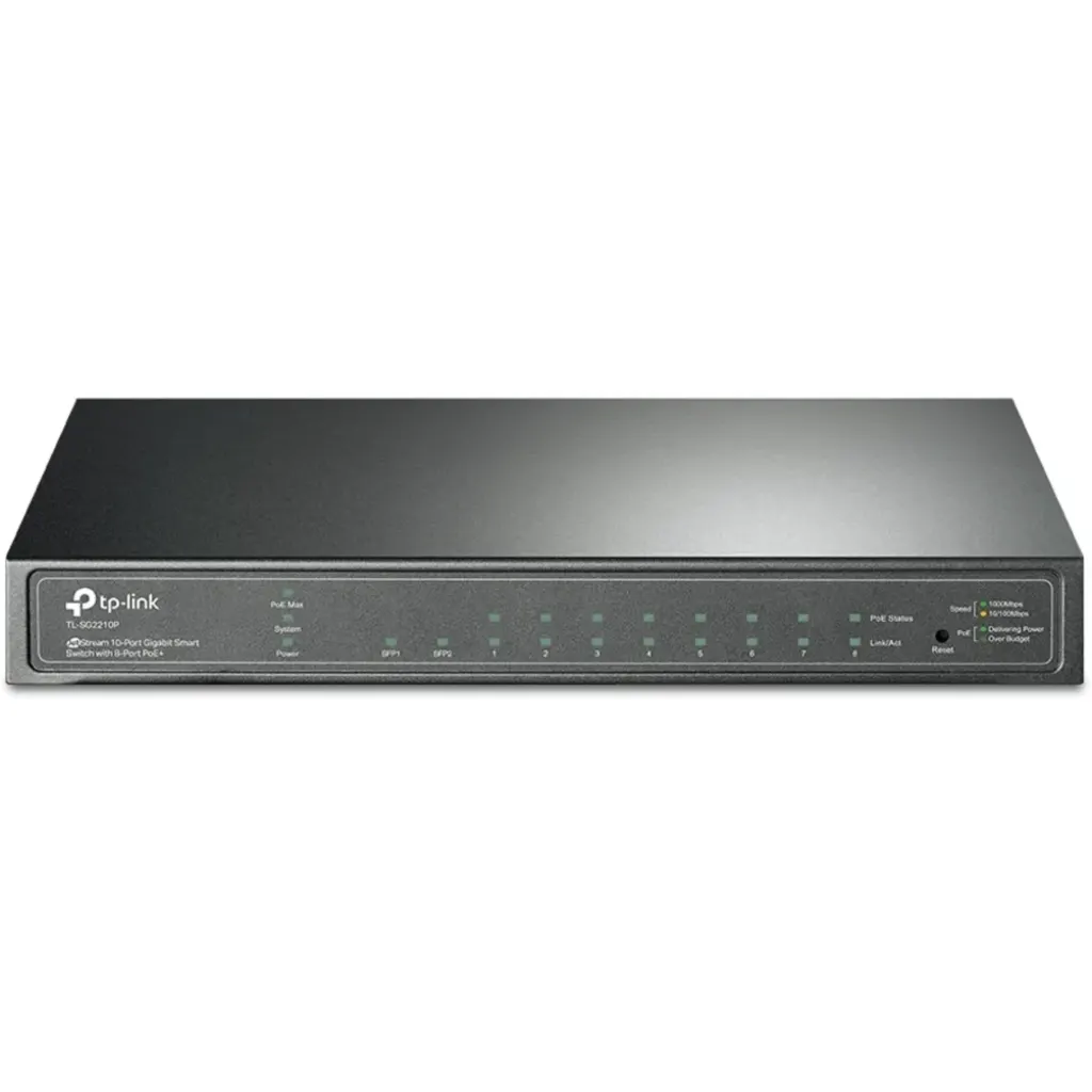Imagen 1 de Switch Tp-Link TL-SG22 JetStream Smart de 8 puertos Gigabit PoE c/ 2 ranuras SFP