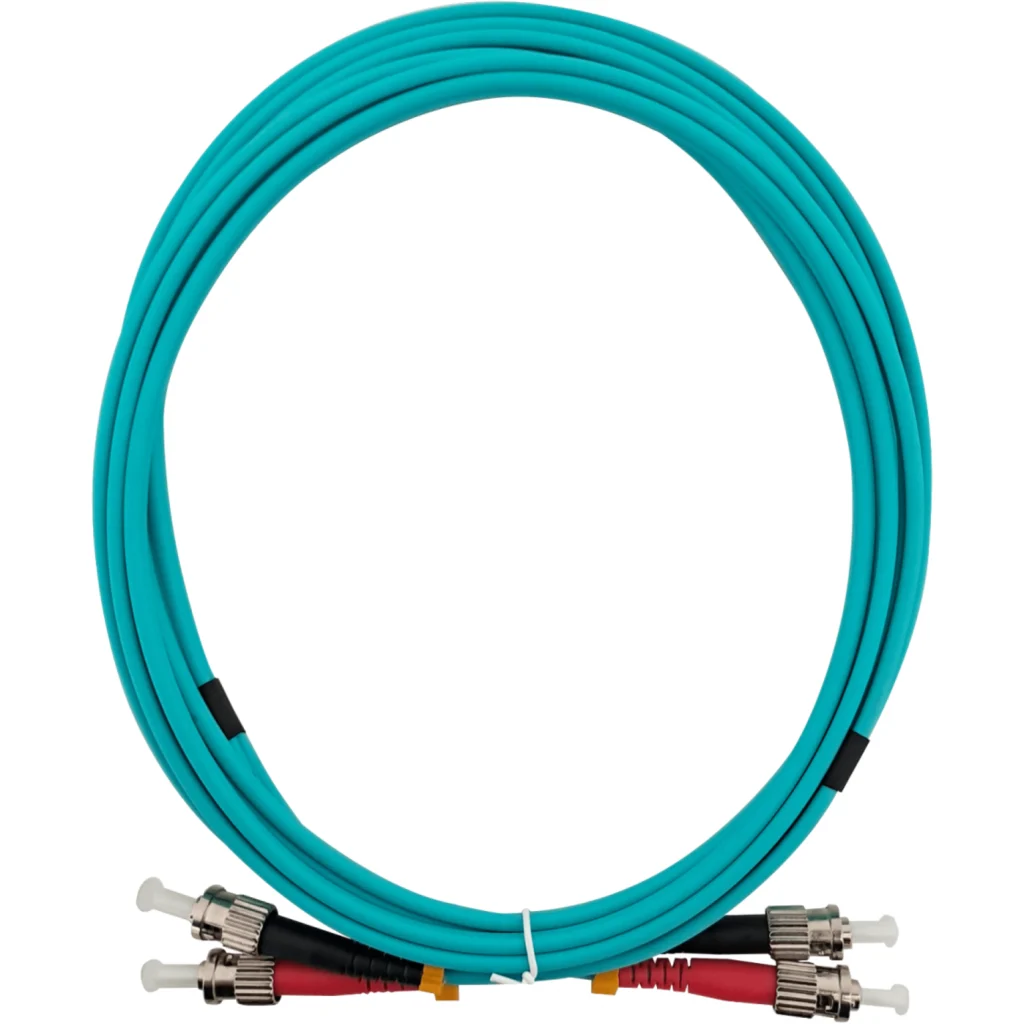 3mt ST-ST OM3 Multimodo MM Duplex Jumper Fibra 3.0mm 50/125um LSZH 