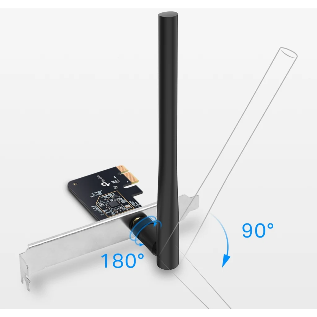 Imagen 2 de Tarjeta de Red WiFi TP-Link ARCHER T2E, PCIe Inalambrico doble banda AC600