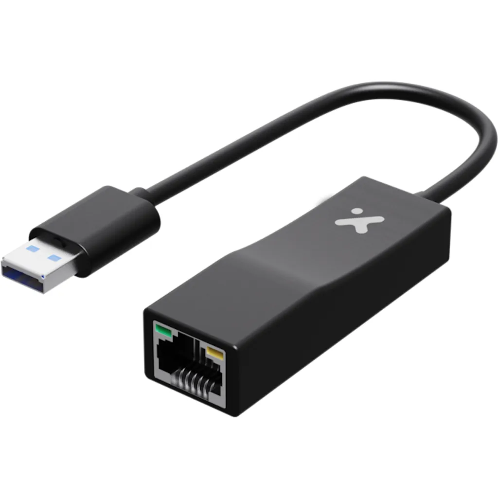 Adaptador de Red USB 3.0 a LAN RJ-45 PVC 28AWG Longitud de cable 17 cm