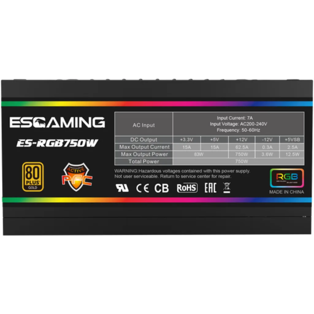 Imagen 4 de PC GAMER ESGAMING TM  R5 9600 | 32GB  DDR5(2X16) | 1TB NVME | RX9060 8GB 3X | WIFI | WC 360 ARGB | FREEDOS 
