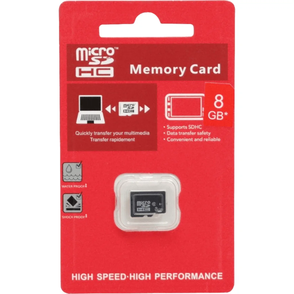 8GB MicroSD-HC Class4 sin-adaptador
