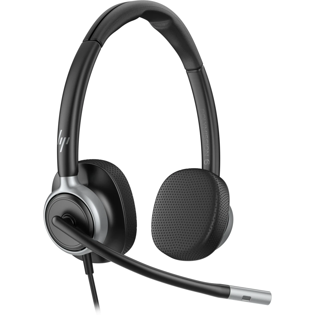 Imagen 1 de HP Poly Mission 625 Stereo USB Wired Headset HP Poly Mission 625
