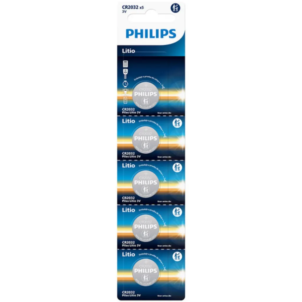 Imagen 1 de Pila CR2032 Philis, 5 Unidades