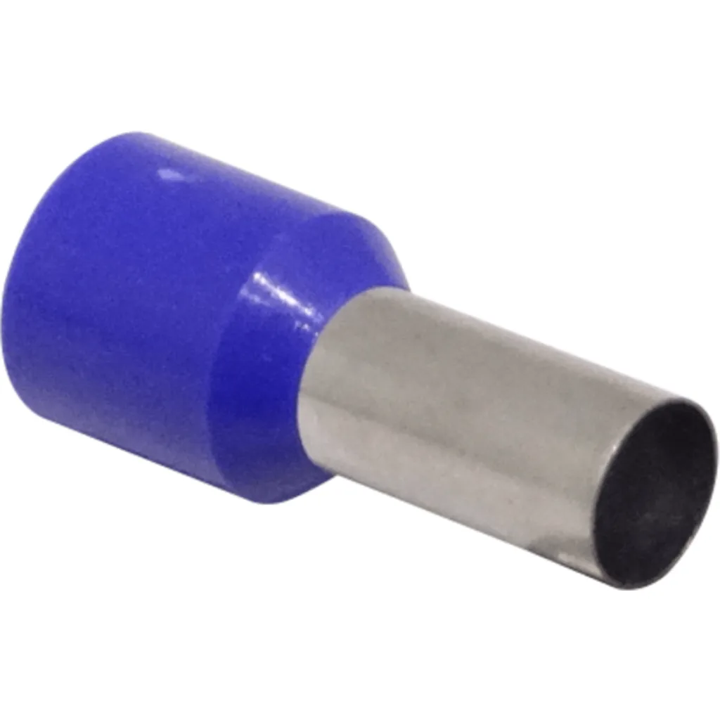 Azul 16,0mm2 12/22,2mm 100-unid AWG5 Ferrules Terminal Aislado Crimp