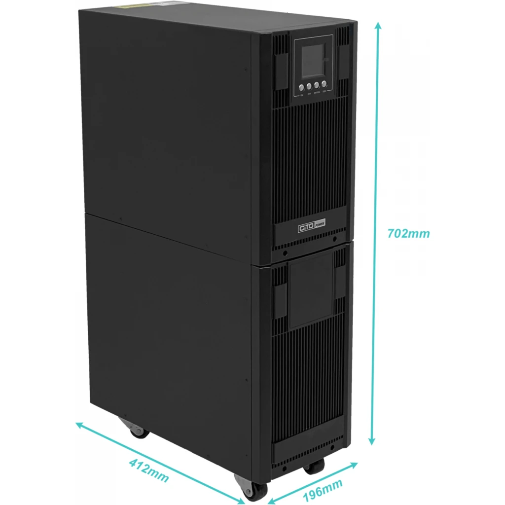 Imagen 7 de CITO UPS 6KVA Requiere 20-Baterias Torre 5400W 20x9AH 0ms Online