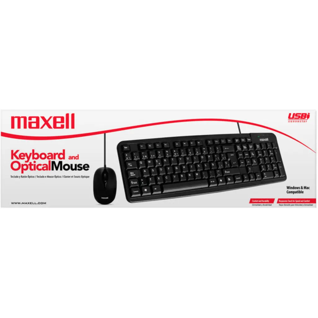 Imagen 3 de Combo de teclado y mouse Maxell WRKBC-10 TECLMOU
