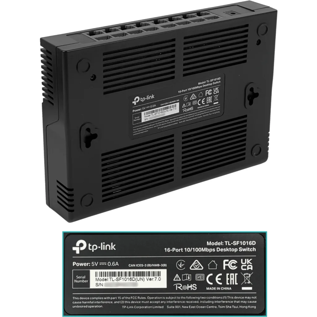 Imagen 3 de TP-Link Switch de 16 puertos 10/100 TL-SF1016D