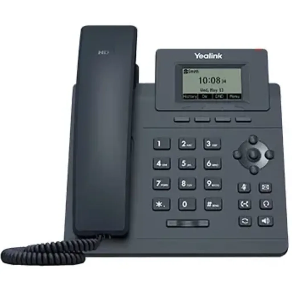 Imagen 1 de Telefono IP Yealink SIP-T30 Básico con soporte PoE y audio HD (SinTransformador)