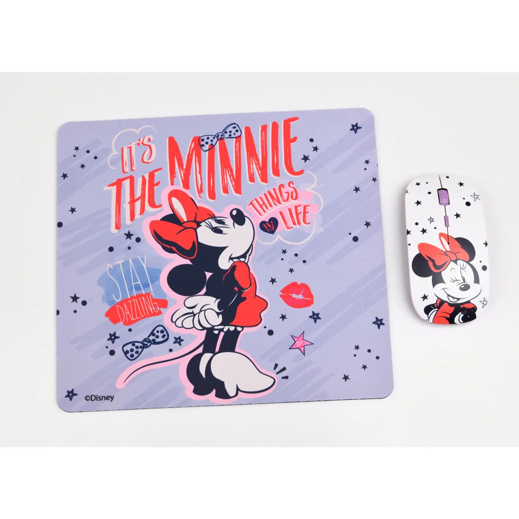 Imagen 3 de 76410N-NOC KIT MOUSE INALAMBRICO Y MOUSE PAD MINNIE 1