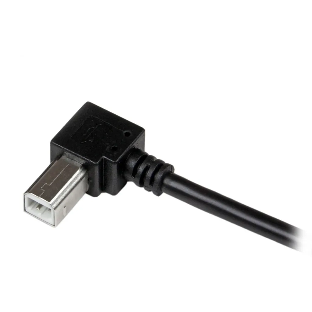 Imagen 3 de 2m USB 2.0 A to Right Angle B Cable M/M