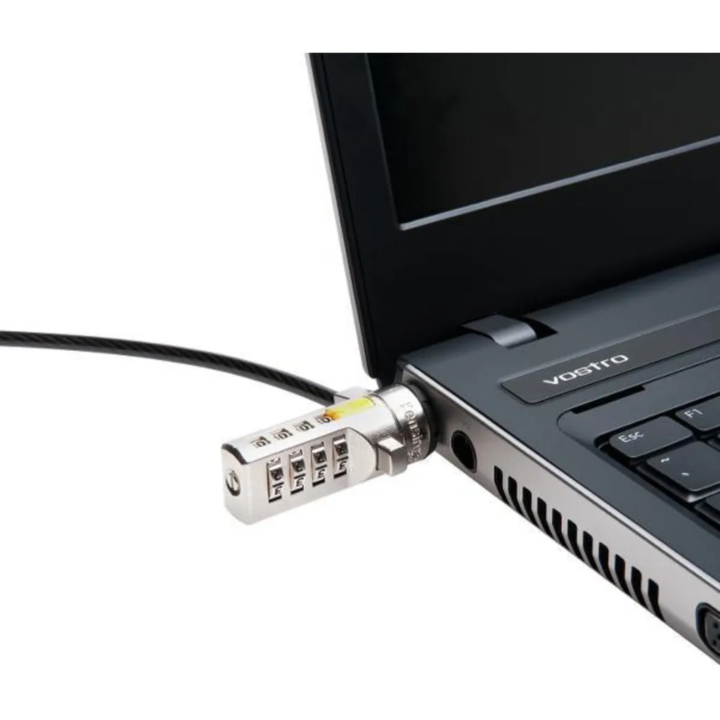 Imagen 2 de Cable de Seguridad Kensington MicroSaver 2mts Color Gris CON CLAVE (Reacondicionado)