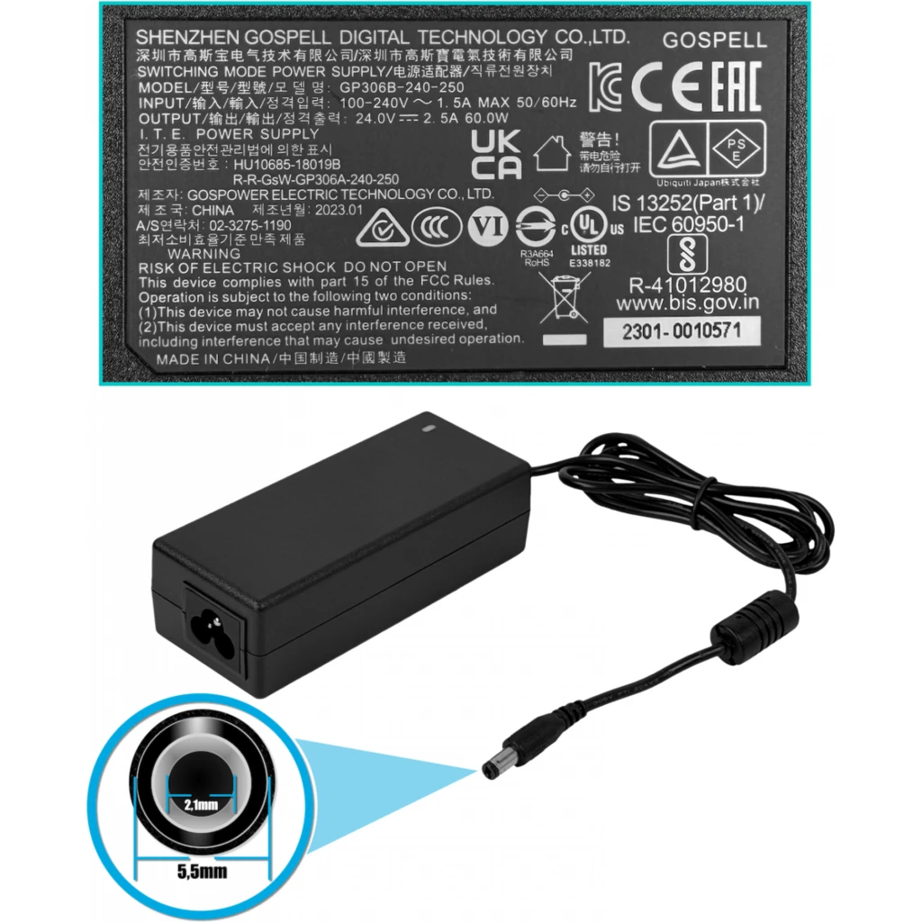 Imagen 2 de ER-6P UBIQUITI 5-1000POE24 1-SFP USB CONSOLE-RJ45 Router inc24V 800MHz-Dual