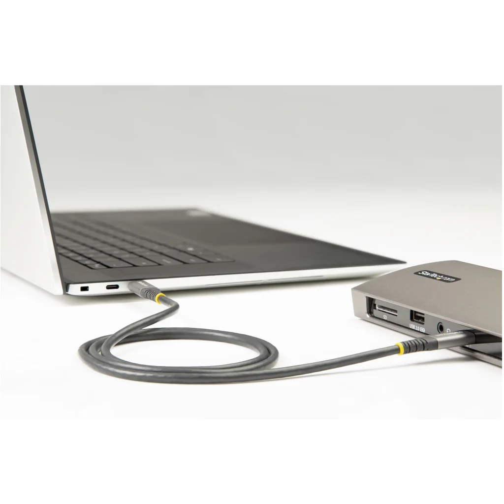 Imagen 4 de Cable USB Tipo-C 3.2 Gen1 M/M 5Gbps PD 100W 5A Modo Alto DP 2mt Negro - StarTech