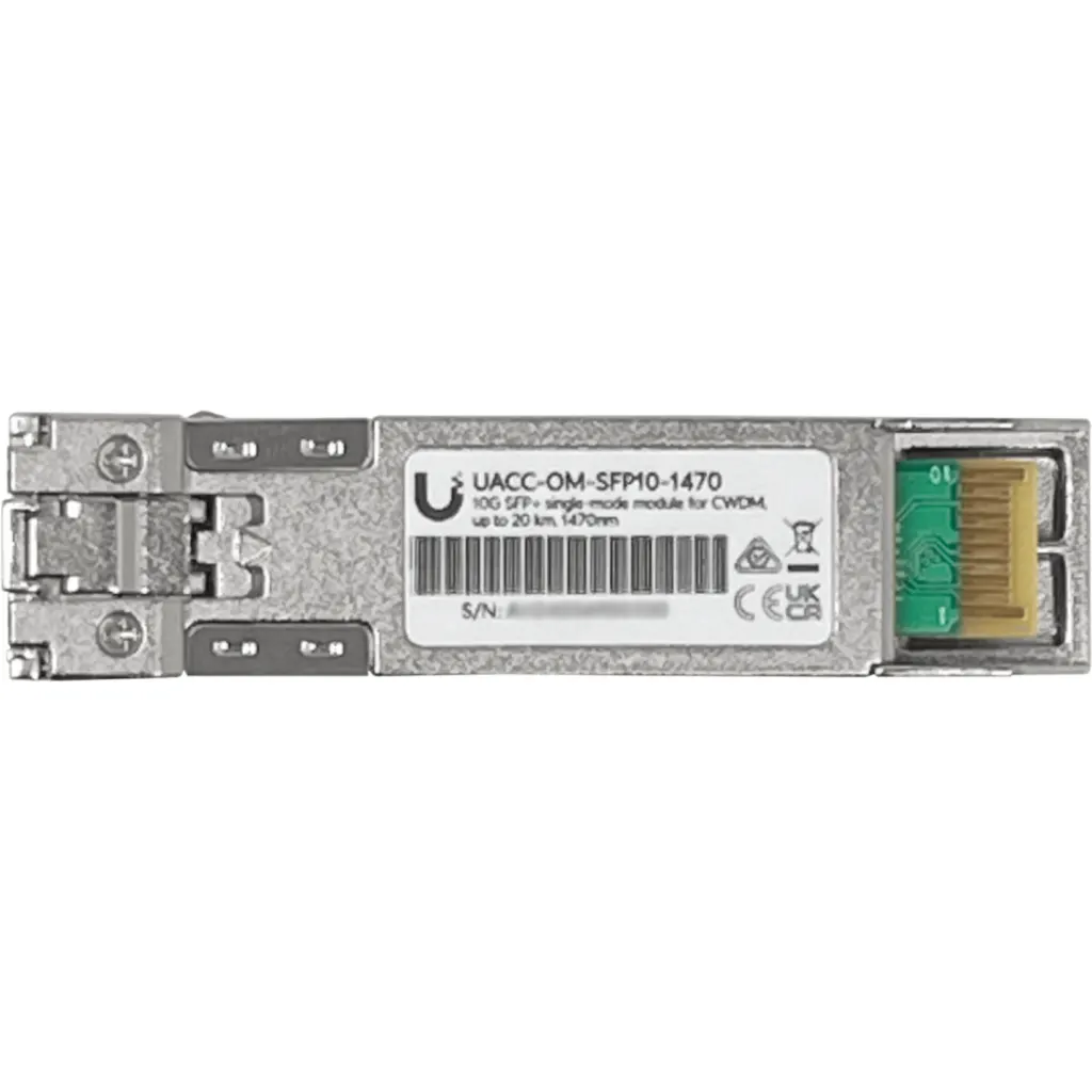 UBIQUITI 1470nm SM 2-LC SFP+ 20km 10Gbps MonoModo UACC-OM-SFP10-1470