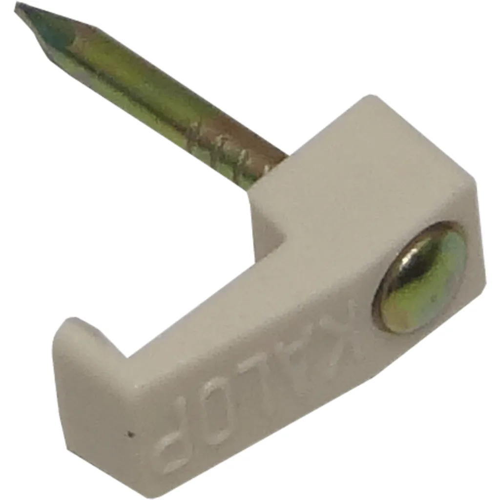 KALOP 100-UN No8 Blanca 2,45x7mm Clavo-14x1,8mm Zincado Sujeta-Cable