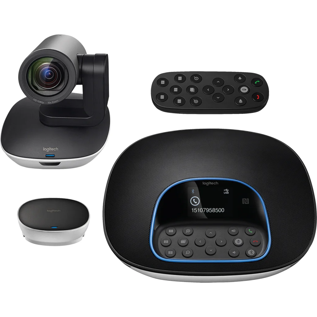 Imagen 1 de Sistema de Video Conferencia Logitech Group Bundle (Includes expansion mics)